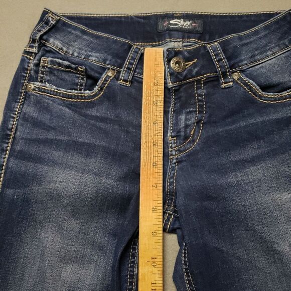 Silver Jeans Women's Blue Capri Silver Jeans Elyse Capri Sz 25 - Picture 12 of 14